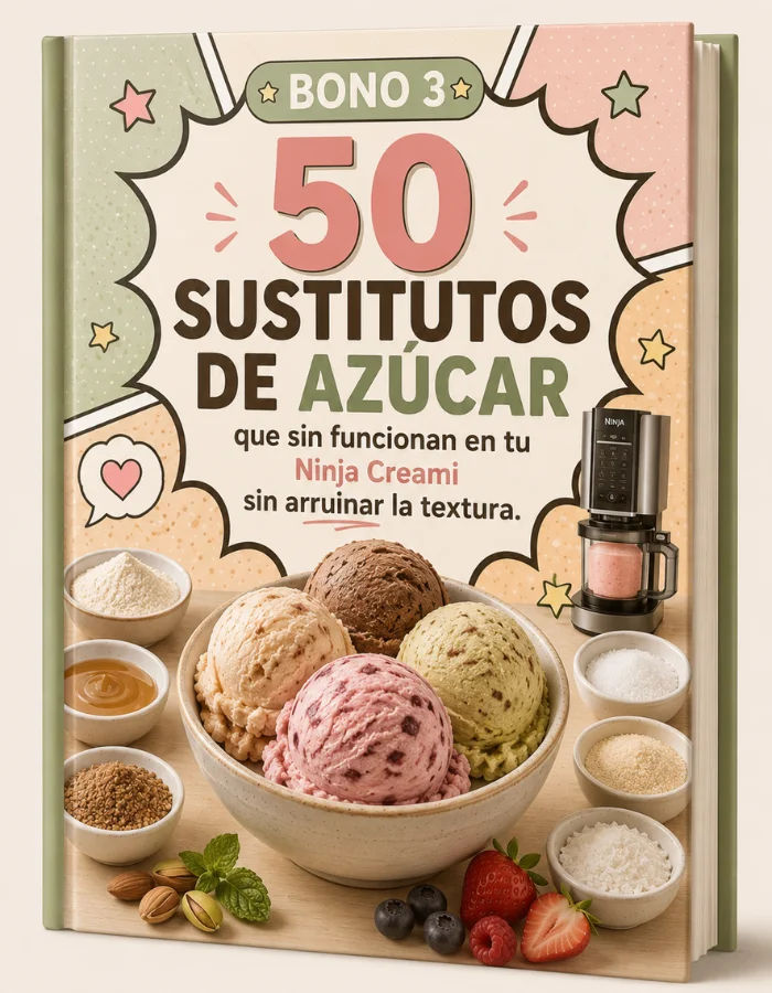 Mockup del recurso digital 50 Sustitutos de Azúcar